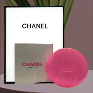 CHANEL LIMITED EDITION BEAUTY CLEAR HOT PINK COSMETIC CASE BAG